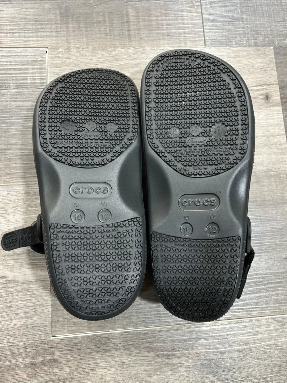 NWT Crocs Classic Work Slip-Resistant Clog Black UnisexM10/W12